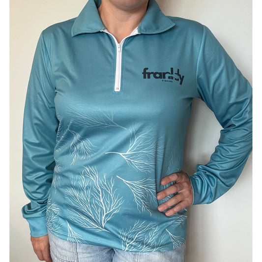 Women’s Manatee Coral Sunshirt Shirt – Lightweight & UPF 50+