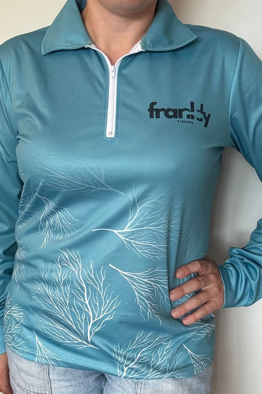 Women’s Manatee Coral Sunshirt Shirt – Lightweight & UPF 50+