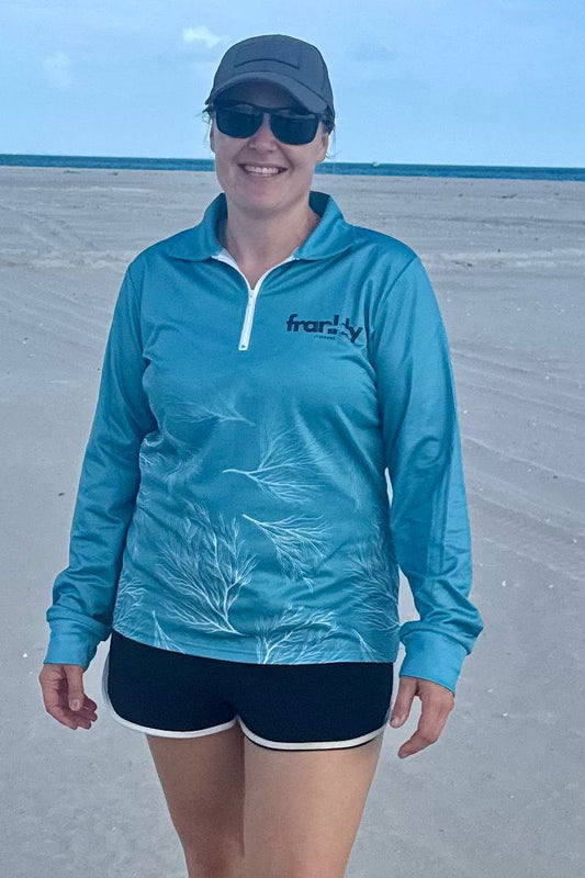 Women’s Manatee Coral Sunshirt Shirt – Lightweight & UPF 50+