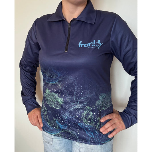 Blue Whale- Women’s Fishing Shirt