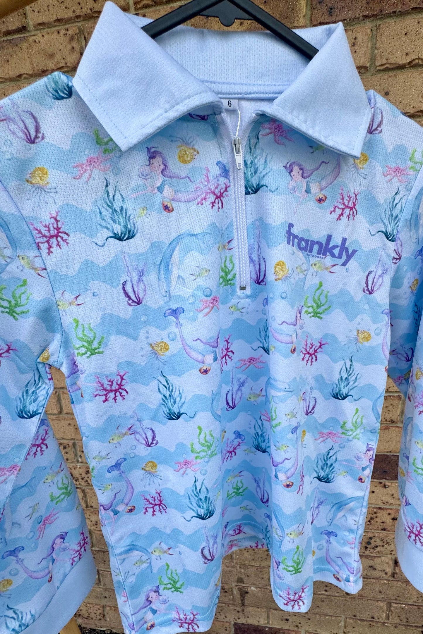 Kids UPF50+ Sunshirt Mermaid