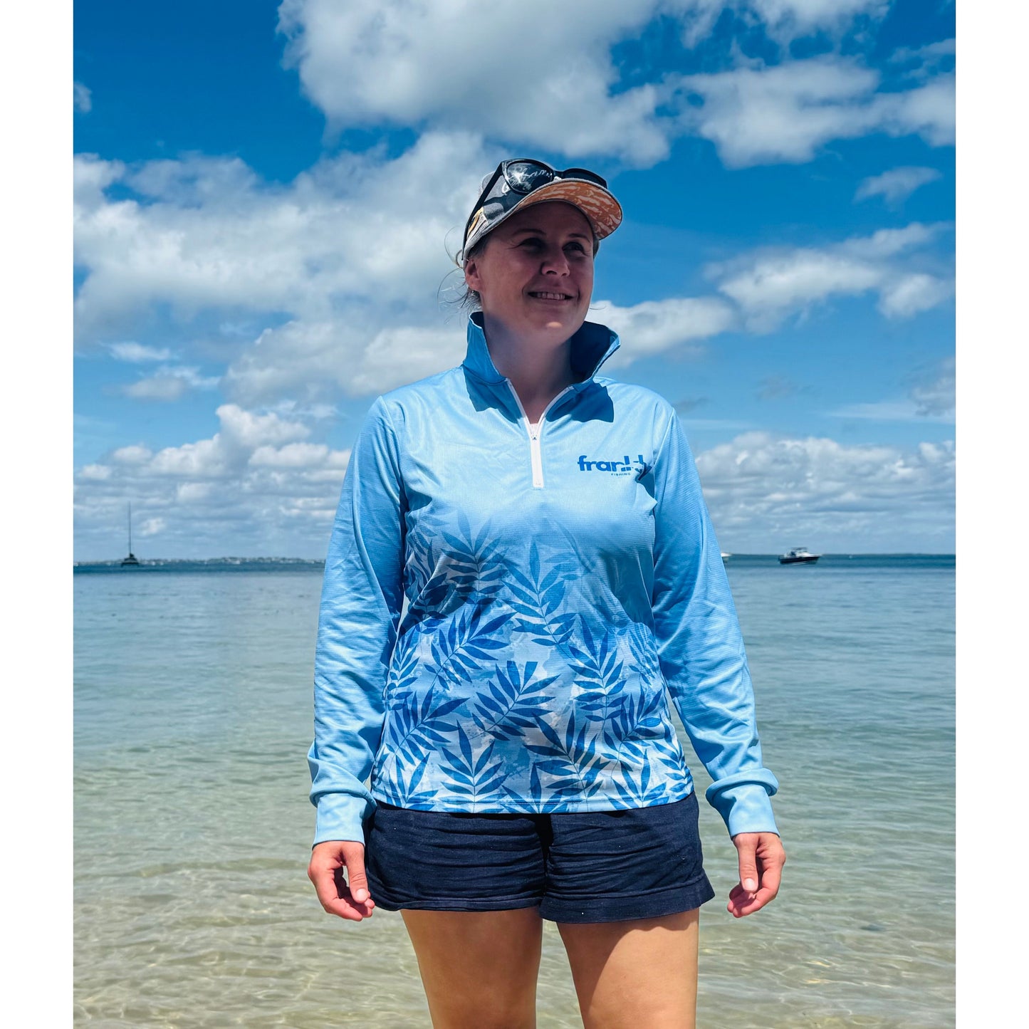 Women’s Ocean Fern Sunshirt Shirt – Lightweight & UPF 50+