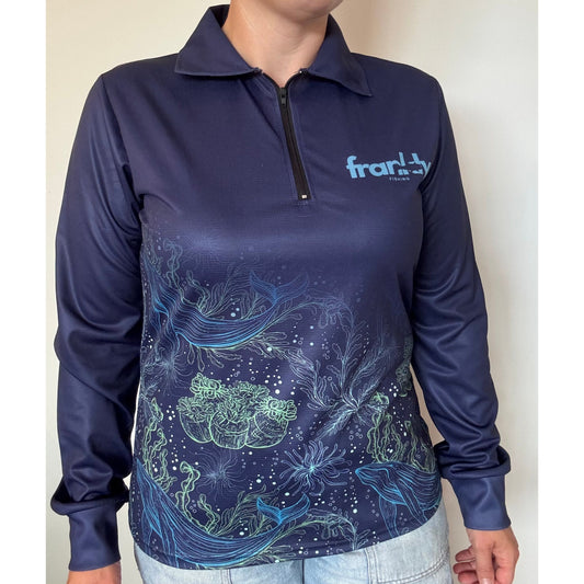 Blue Whale- Women’s Fishing Shirt